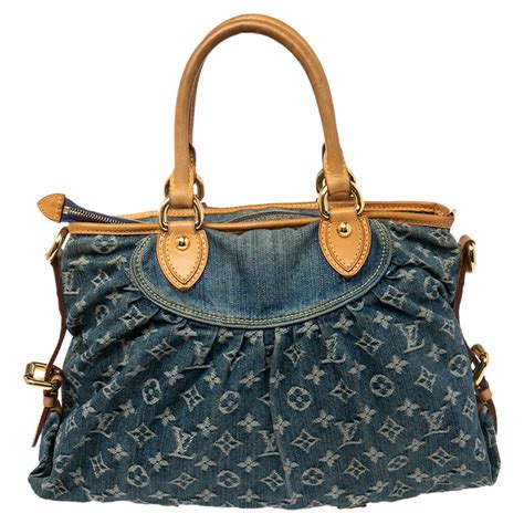 louis vuitton blue monogram denim neo cabby mm bag|Louis Vuitton denim bag 2021.